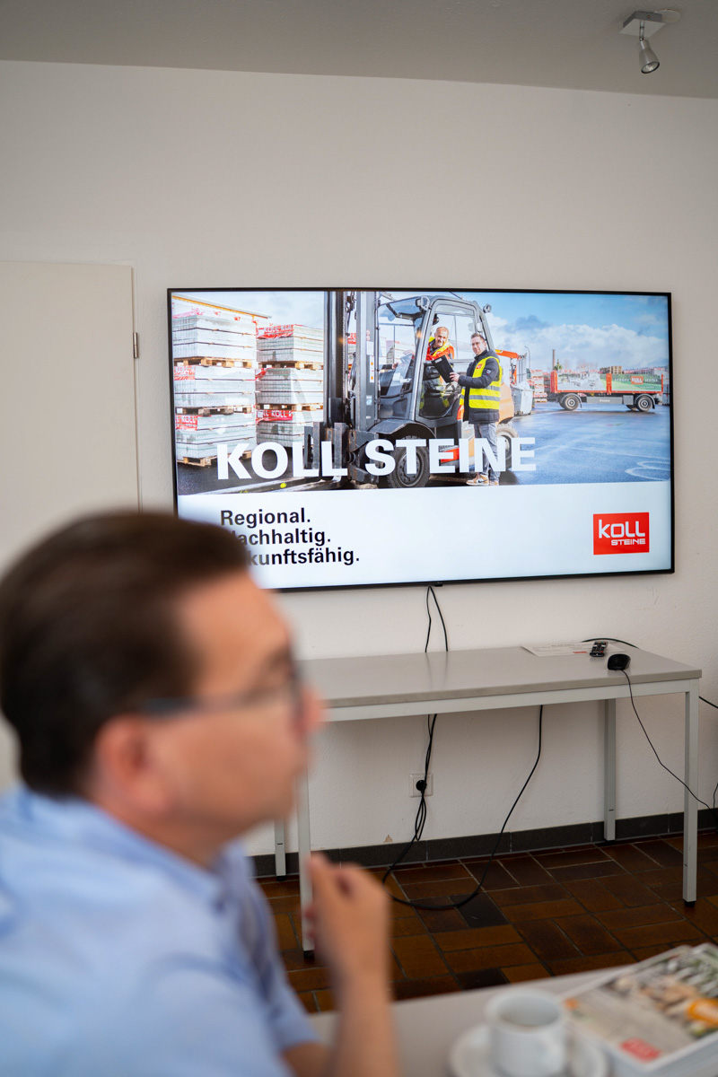 11. Juni 2025, Guido Deus zu Besuch bei KOLL Steine