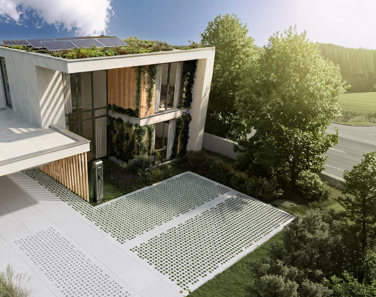 Matrixplatte, Normalplatte 100×100, Grau