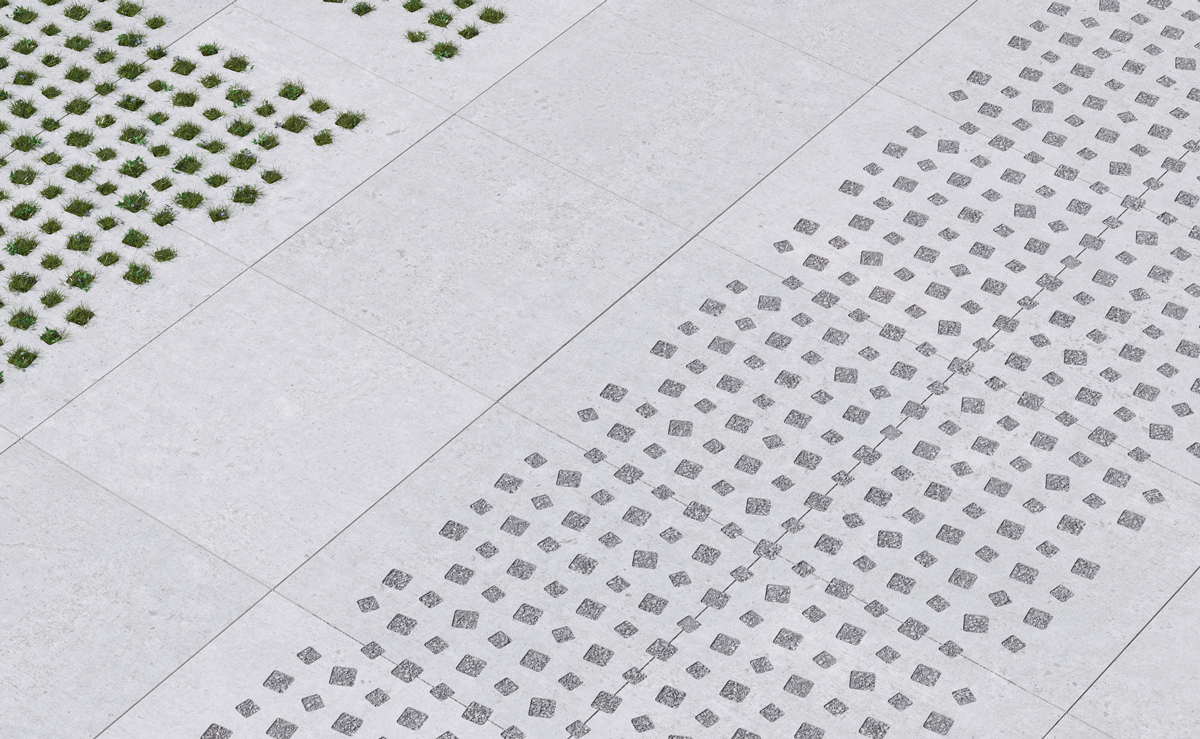 Matrixplatte, Normalplatte 100×100, Grau