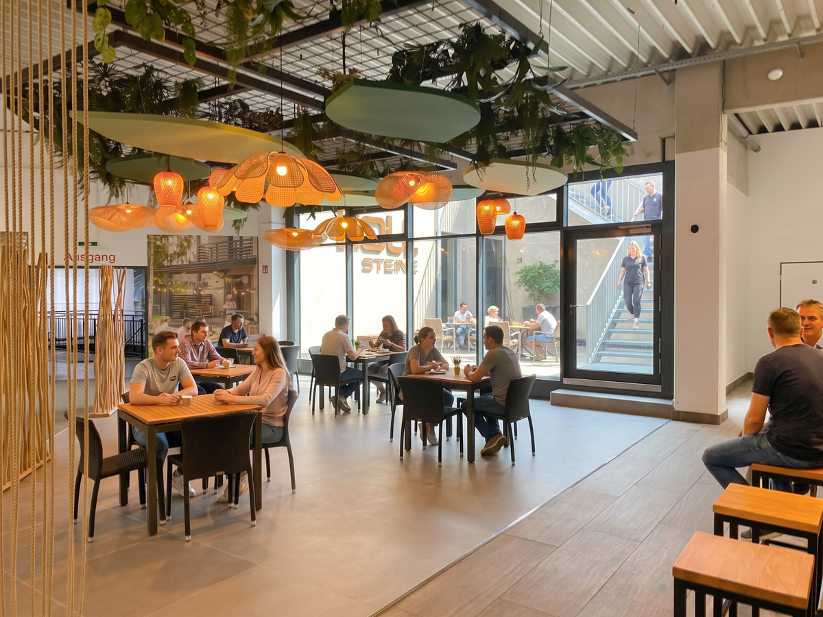 Neugestaltung Cafe Langenfeld Neue Fassade für das Vertriebszentrum Langenfeld