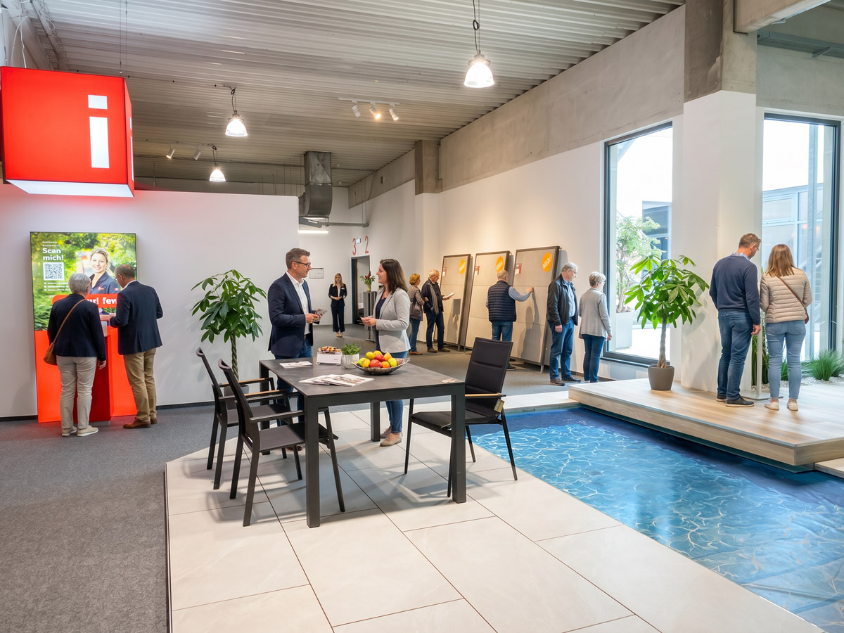 Neugestaltung Showroom Langenfeld Neue Fassade für das Vertriebszentrum Langenfeld